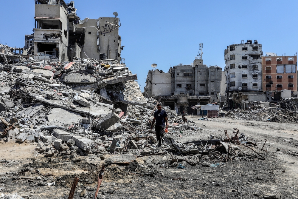 «Sie leidet mit Israel mehr denn je». Eine Strasse in Gaza (Bild «Shutterstock»)