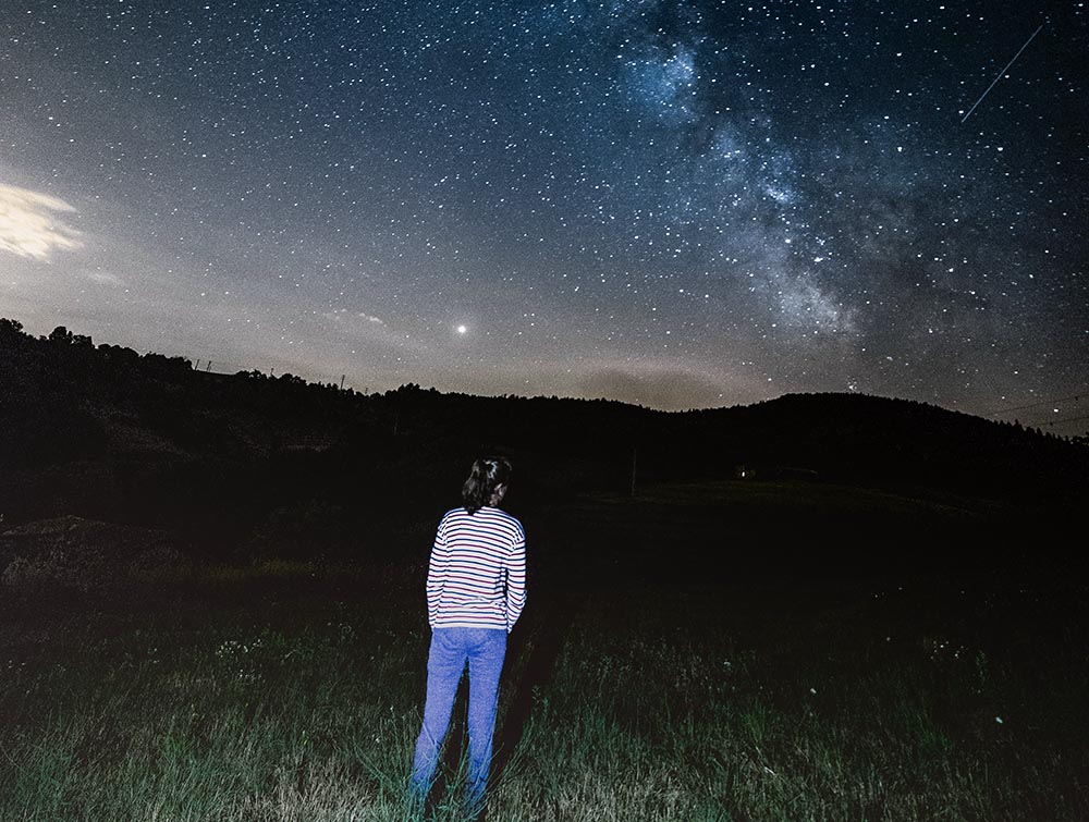 Dem Sternenstaub, der ich bin, ist es egal, wie klein er ist. Foto: Paul