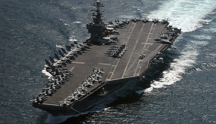 USS Harry S. Truman navigating the Persian Gulf. Photo: Ryan O'Connor / U.S. Navy / Public Domain - Photo: 2026
