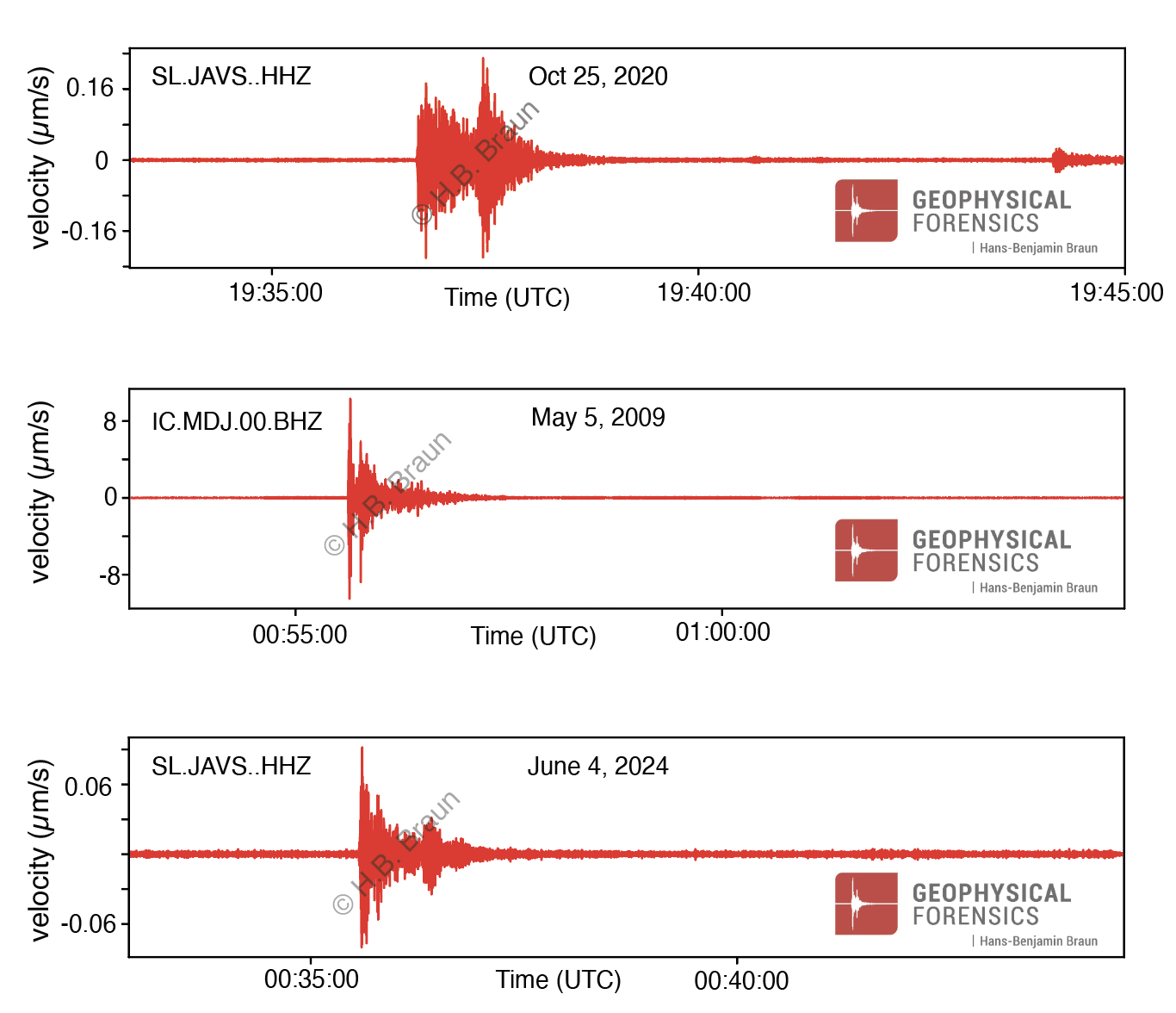 Seismogramme