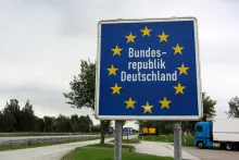 Grenzschild Bundesrepublik Deutschland