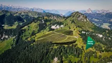 Visualisierung der geplanten Anlage in Oberiberg (Bild: Axpo)