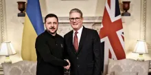 Der britische Premier Keir Starmer und deer ukrainische Präsident Wolodimir Selenski