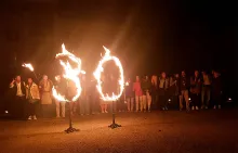 Feuershow zum 30. Geburtstag der Monterana in Degersheim. Foto: zvg