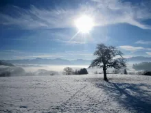 «Als ich die Wiese oberhalb des Dorfes erreichte, war die Landung gerade geschehen.» (Bild NL)